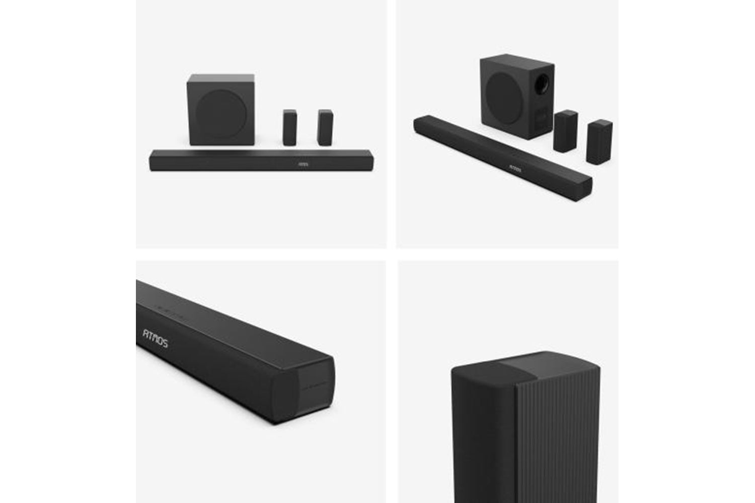 Hisense AX5100Q 5.1CH Wireless Subwoofer Soundbar | Black