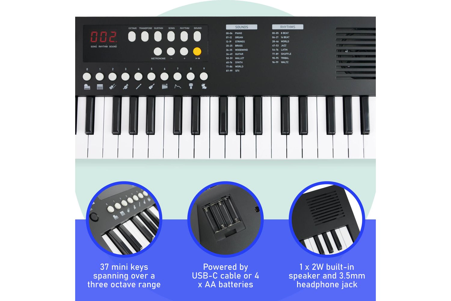 Axus - AXMK37BK - 2