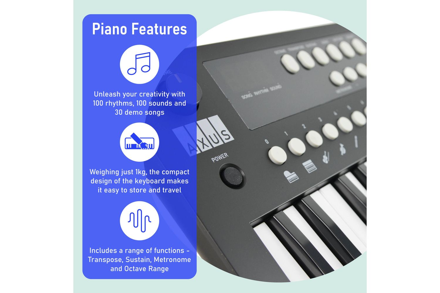 Axus - AXMK37BK - 3