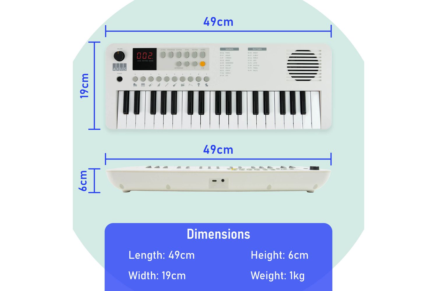 Axus - AXMK37WH - 4