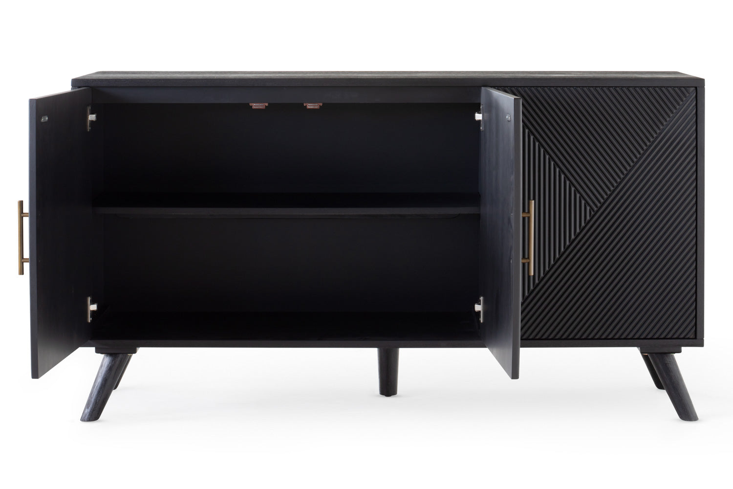 Ayda 3 Doors Sideboard | Black