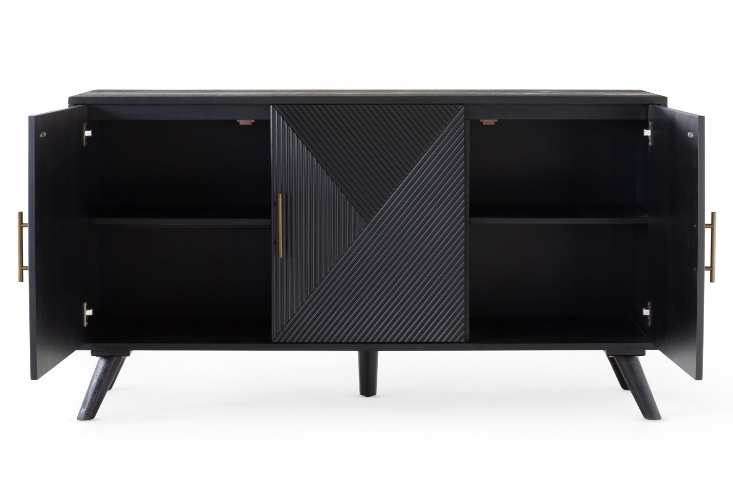 Ayda 3 Doors Sideboard | Black