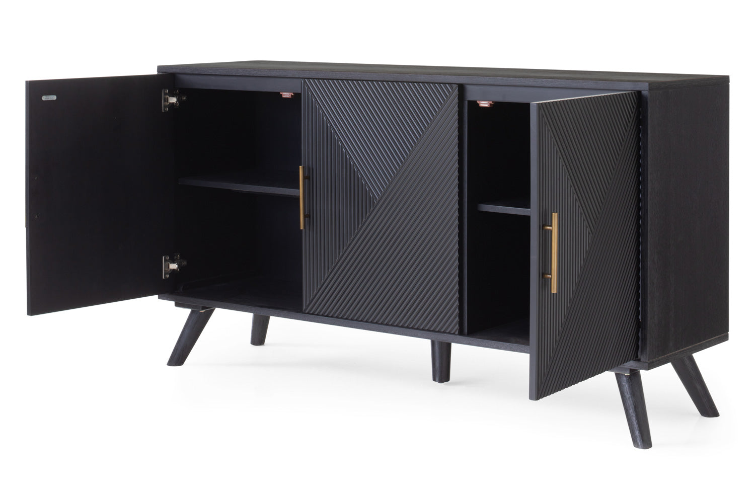 Ayda 3 Doors Sideboard | Black