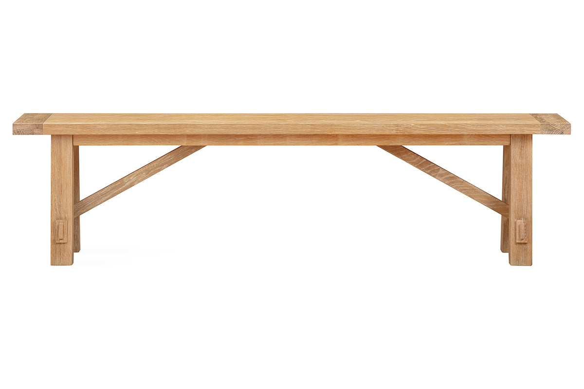 Ayden Bench | 180 cms | Oak | Natural