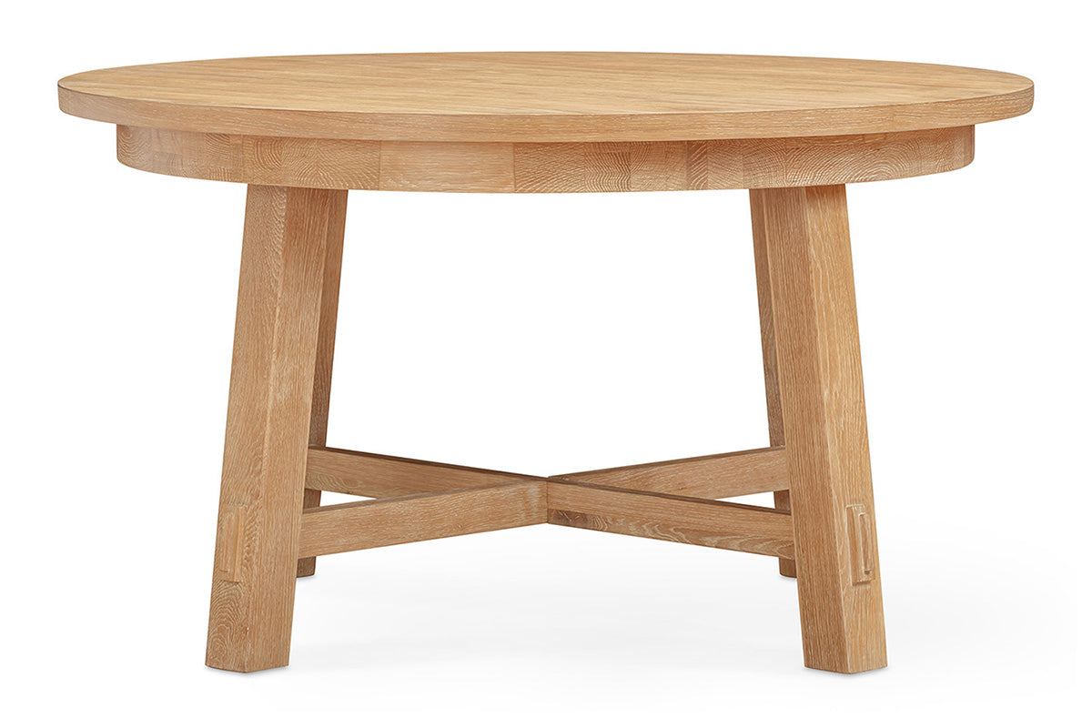 Ayden Round Dining Table | 137cm | Brown