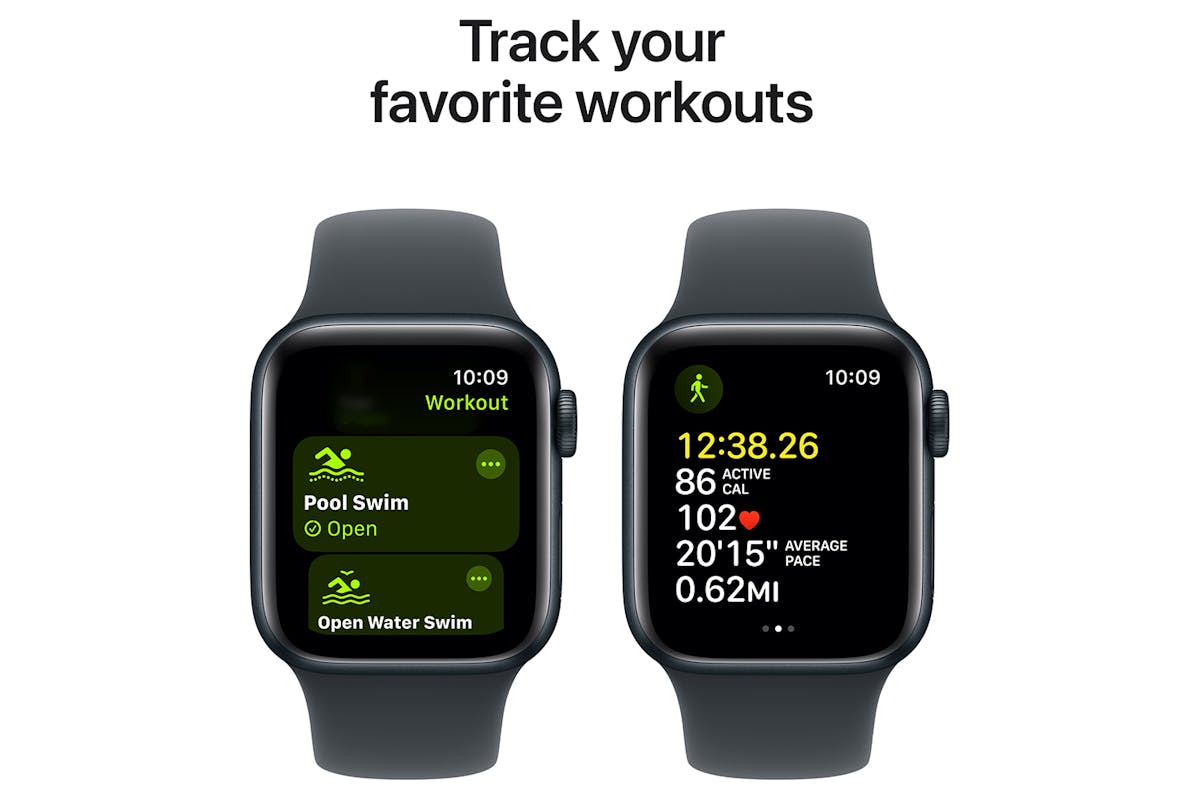 Apple Watch SE GPS Cellular 40mm Midnight Aluminium Case with Midnight Sport Band S M