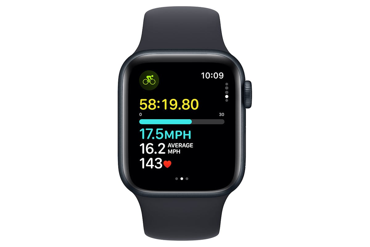 Apple Watch SE GPS 40mm Midnight Aluminium Case with Midnight Spor