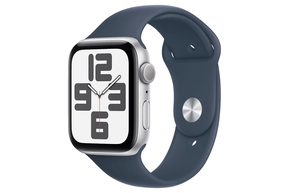 Silver aluminium apple watch discount
