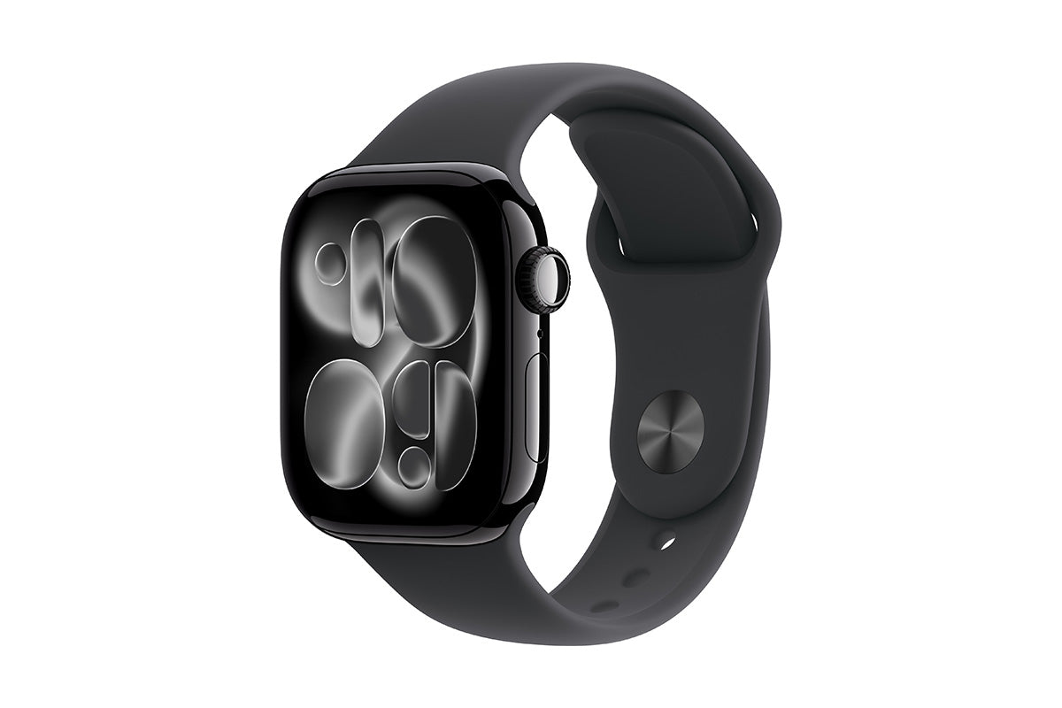 Apple Watch Series 11 | 42mm | GPS | Jet Black Animinium Case with Black Sport Band M/L