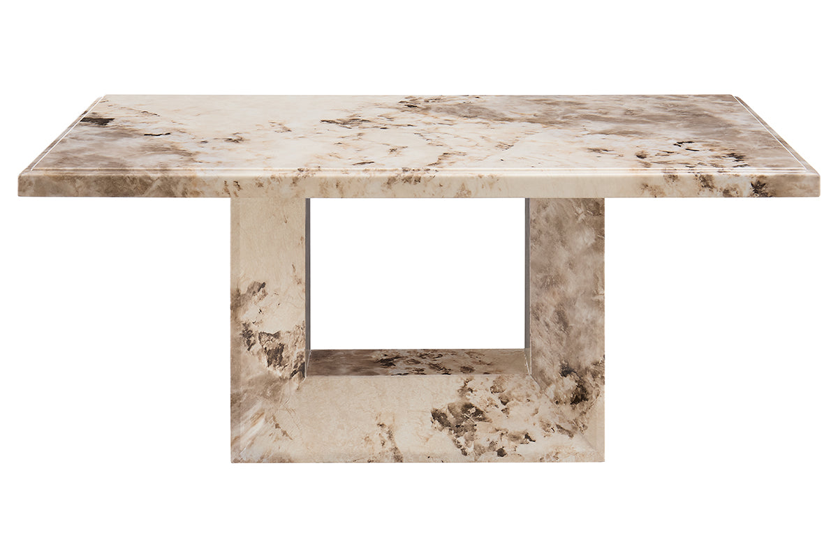 Canova Artemis Coffee Table | Mottled Mocha Marble