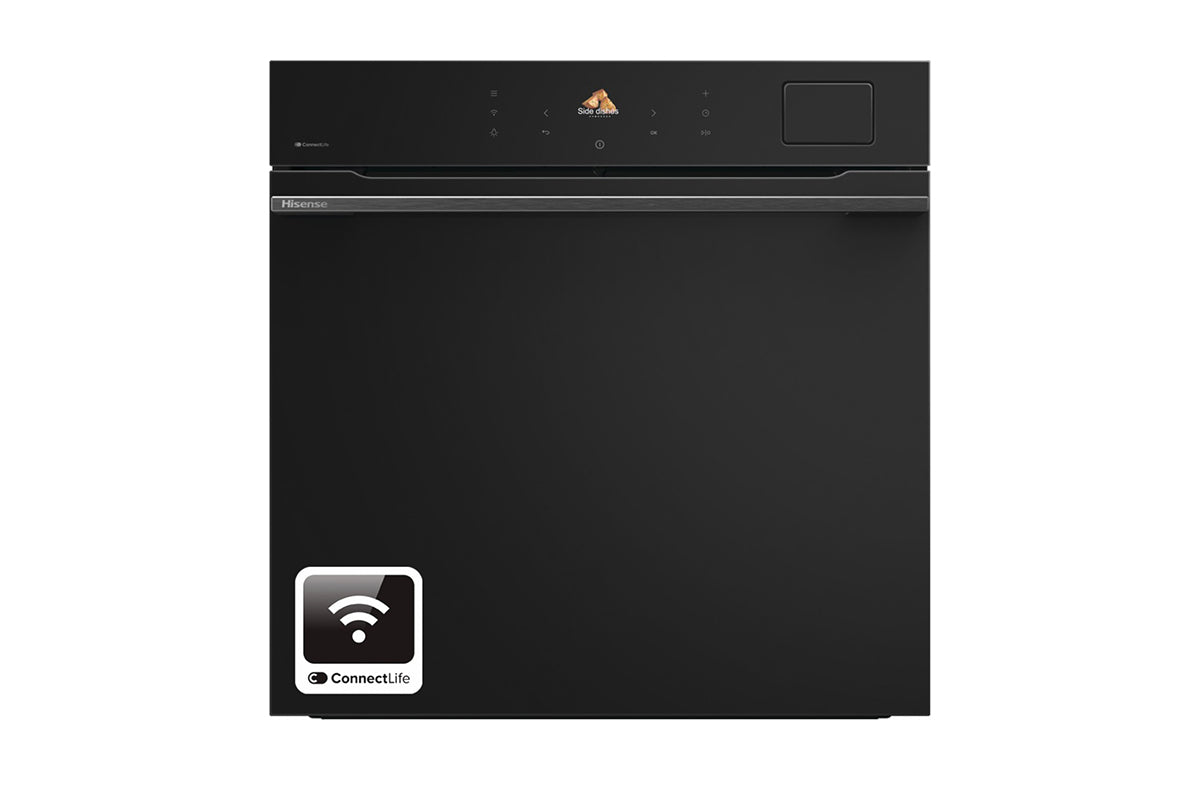 Hisense Hi8 Built-in Multisystem Single Oven | BAS6PH8BUKWF | Black