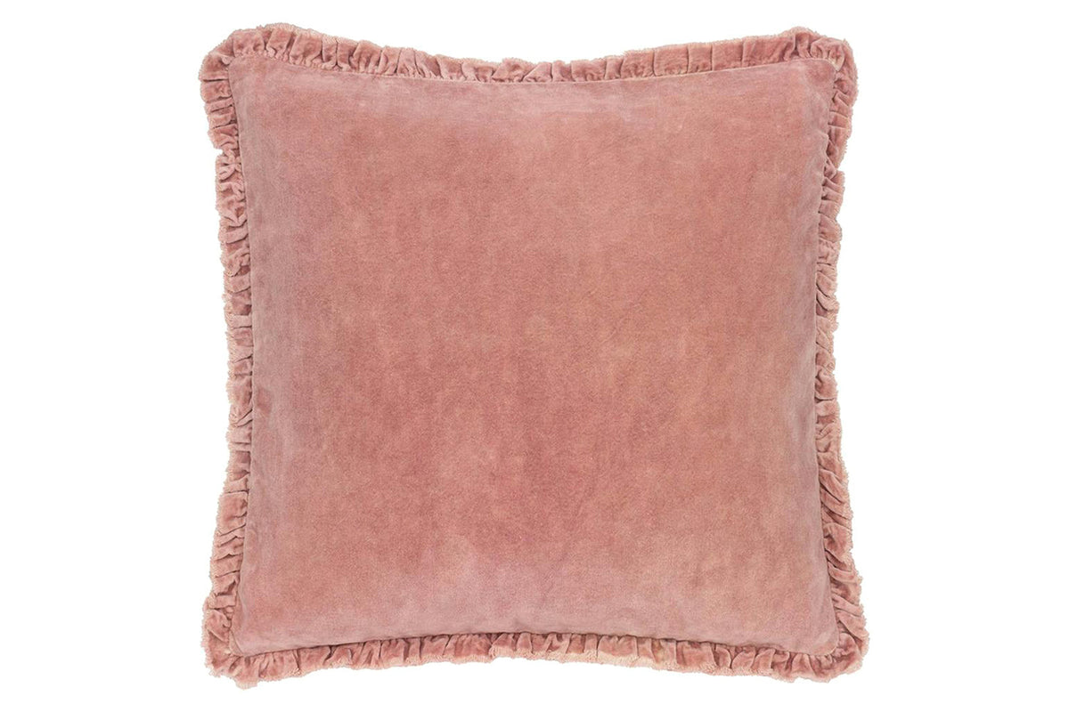 Bertie Polyester Cushion | Rosewood | 45 x 45 cm