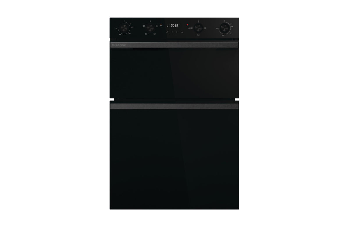 Hisense Hi6 Built-in Multisystem Double Oven | BID914221CDBG | Black