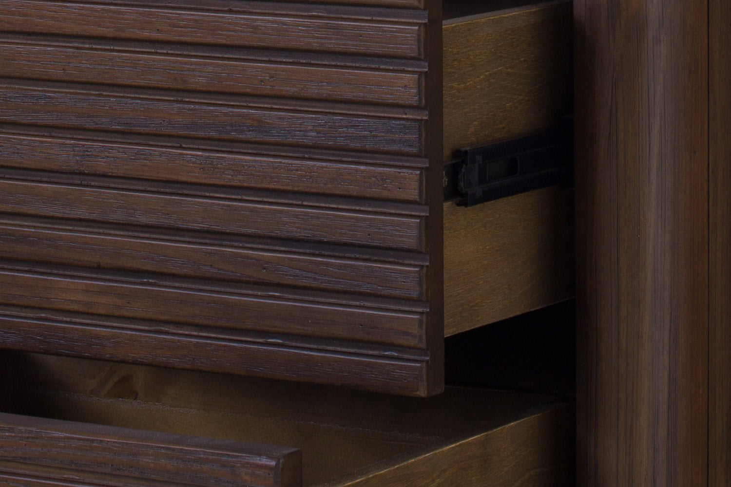 Brunswick Bedside Locker | 2 Drawer | Deep Brown