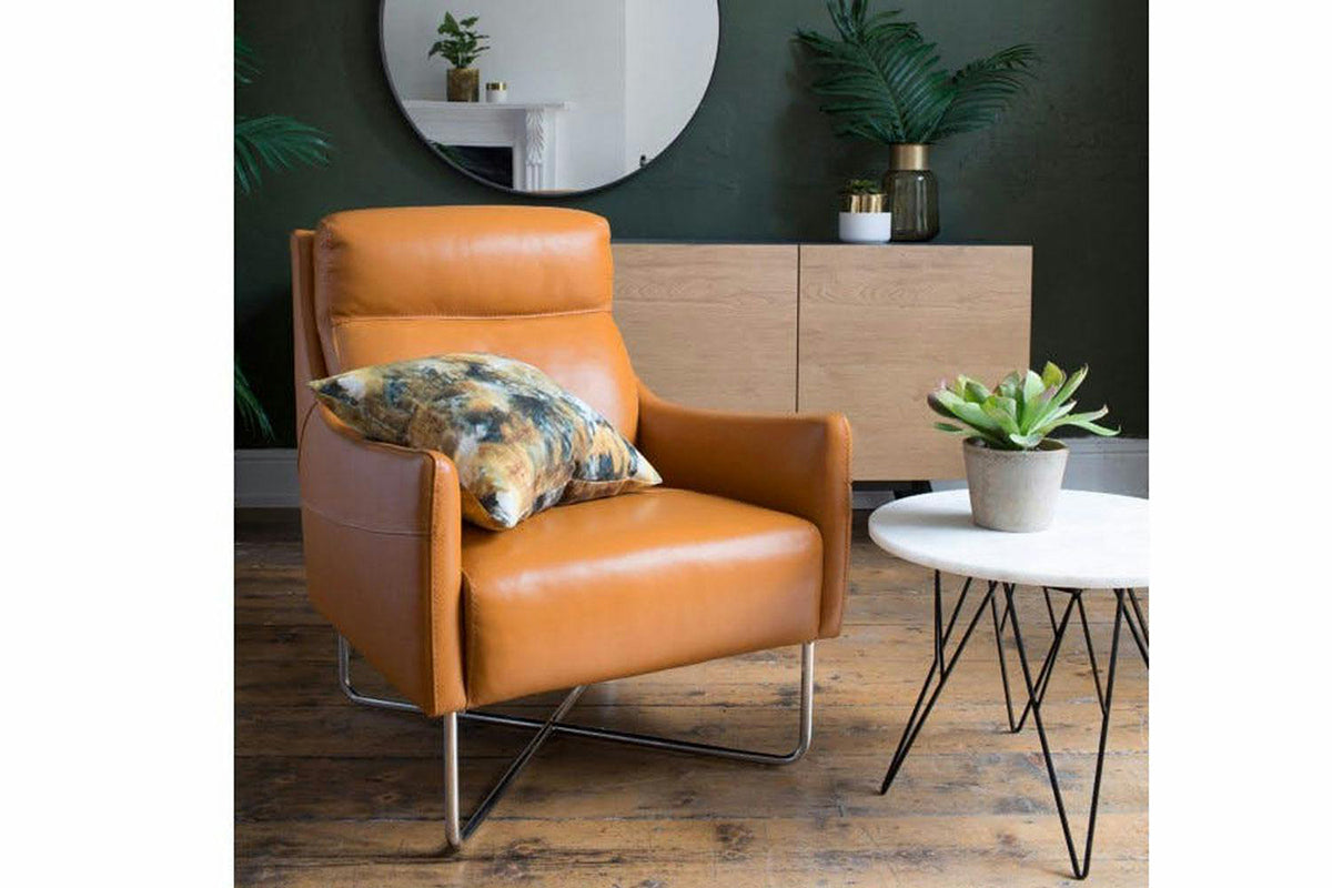 Wendy Accent Chair | Leather | Colour Options