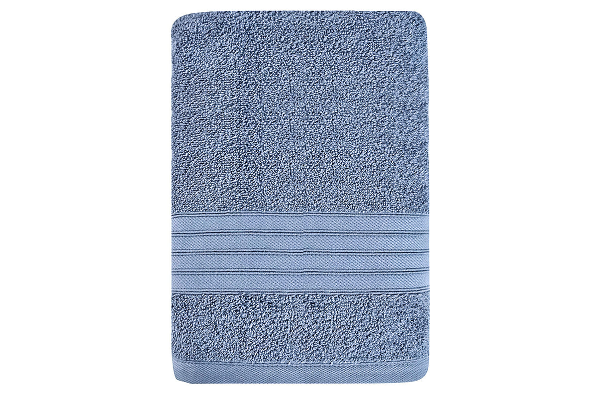 Cotton Terry Bath Sheet Towel | Denim