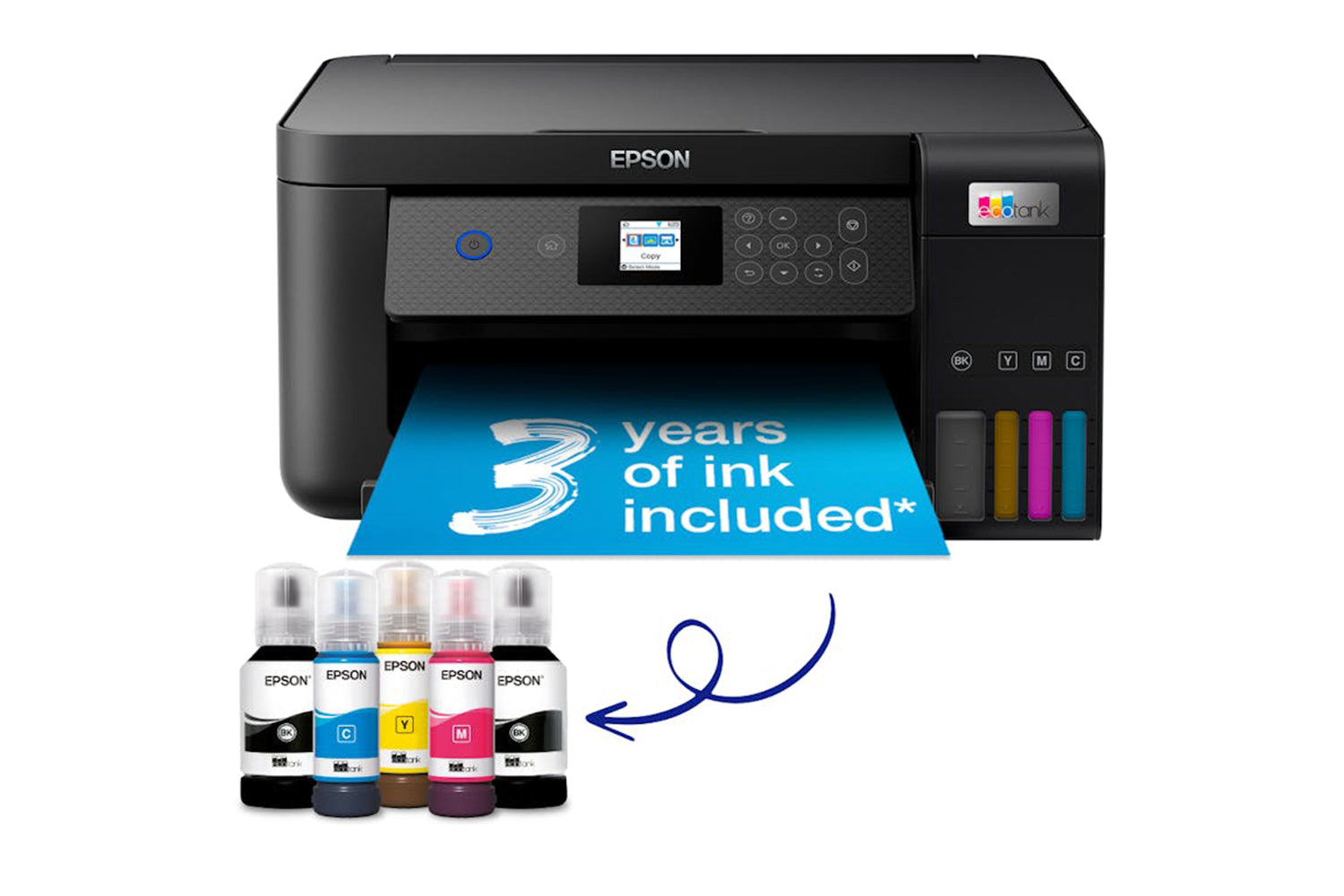 Epson EcoTank ET-2850 Multifunction Inkjet Printer | Black