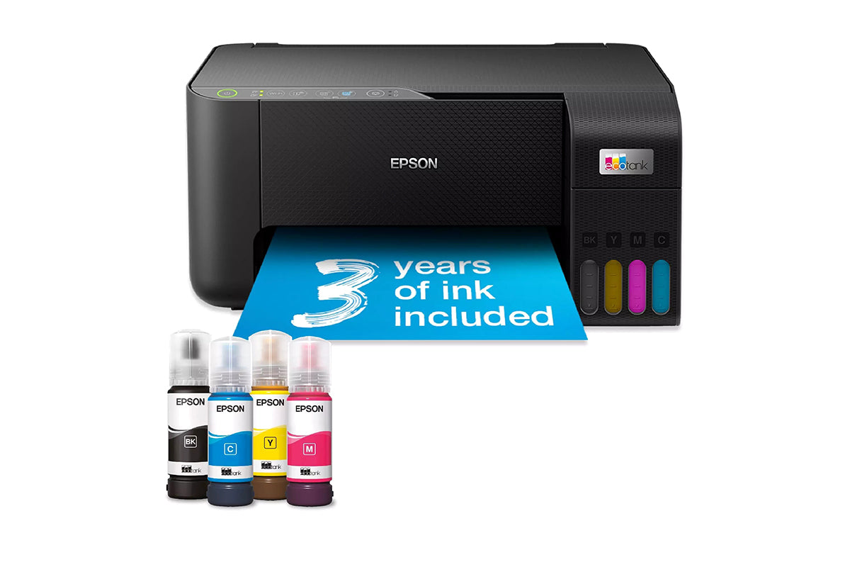 Epson EcoTank ET-2860 A4 Multifunction Wi-Fi Ink Tank Printer | C11CJ67425 | Black
