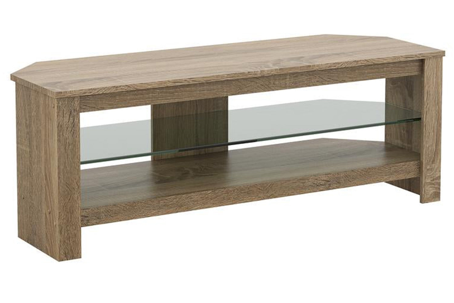 AVF Calibre Plus 1.15m TV Stand with Glass Shelf for TVs up to 55
