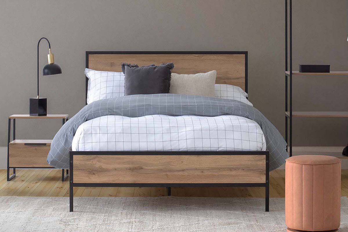 Zion Bed Frame | King | 5ft | Oak