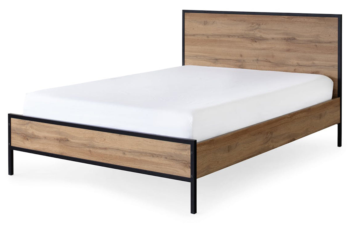 Zion Bed Frame | Double | 4ft6 | Oak