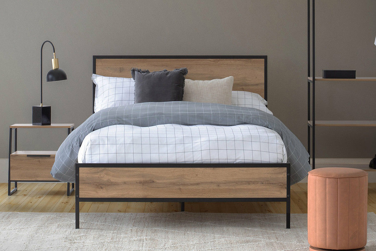 Zion Bed Frame | Small Double | 4ft | Oak