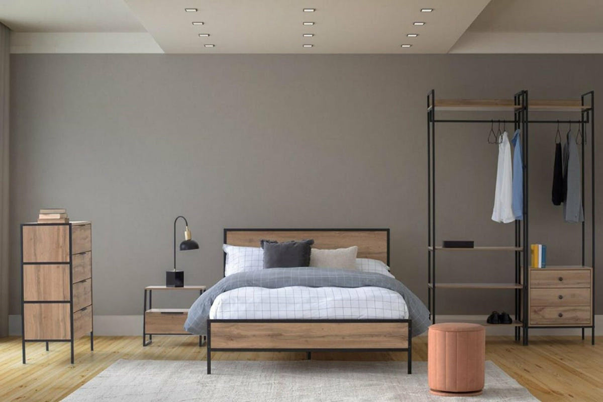 Zion Bed Frame | Small Double | 4ft | Oak