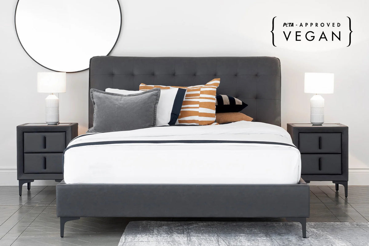 Lewis | Bed Frame | Double | 4ft6 | Matt Black