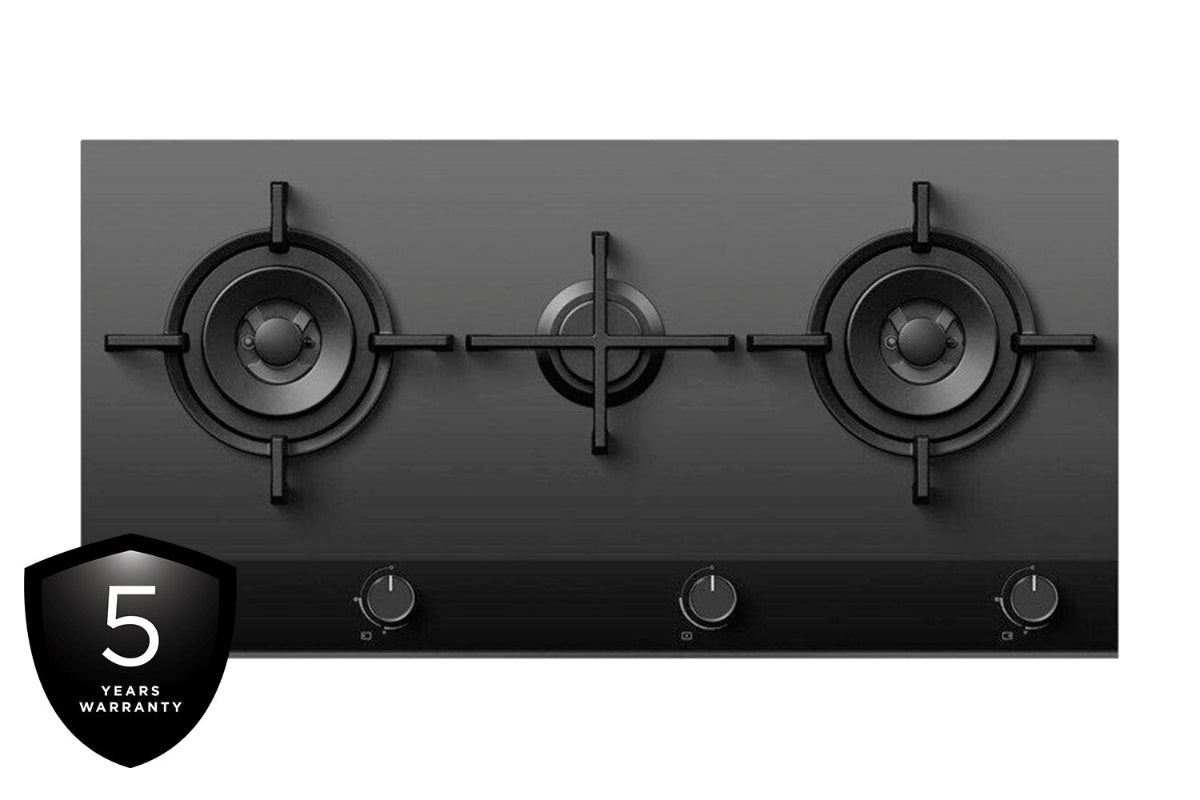 Fisher & Paykel Series 9 90cm 3 Burners Gas Hob | CG903DNGGB4