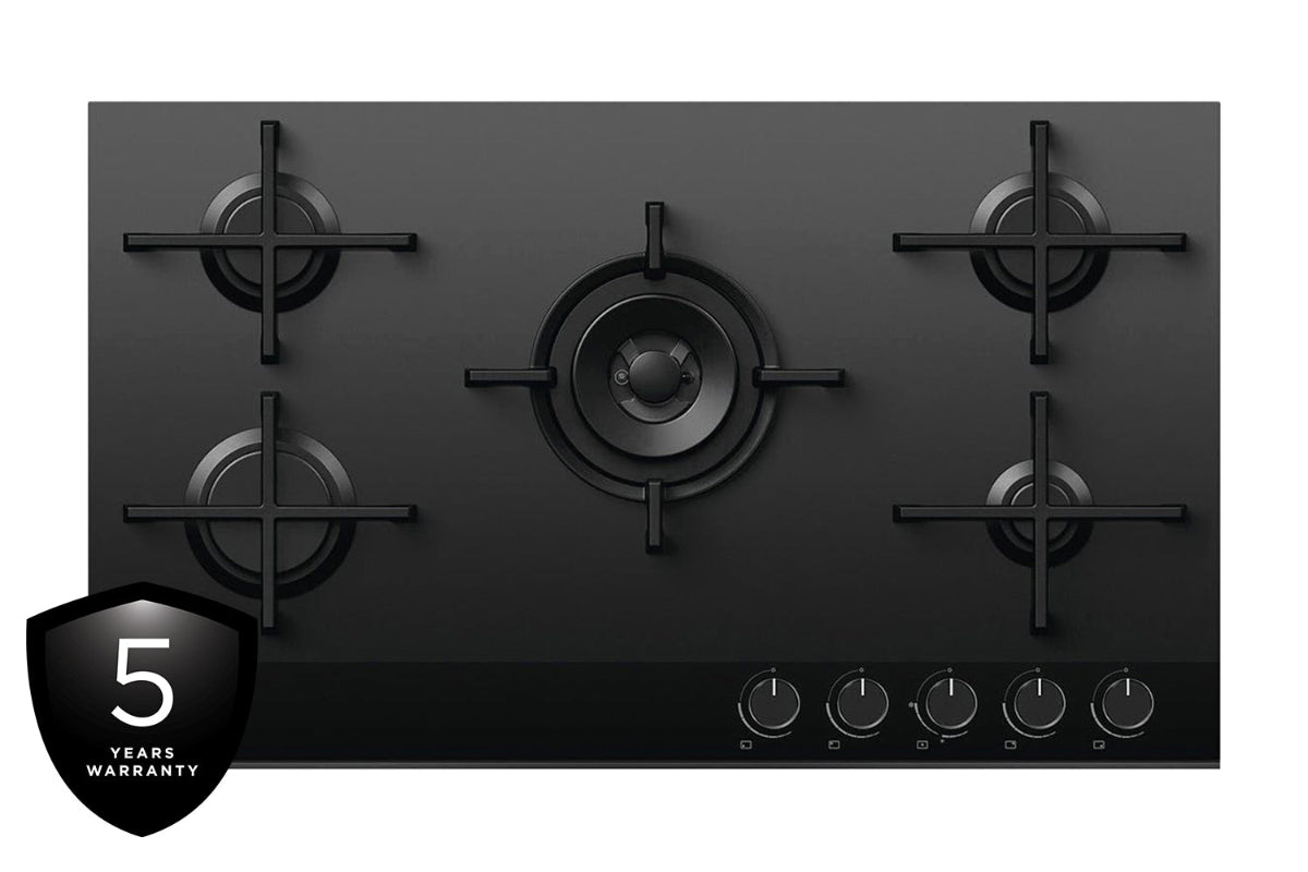 Fisher & Paykel Series 9 90cm 5 Burners LPG Gas Hob | CG905DLPGB4