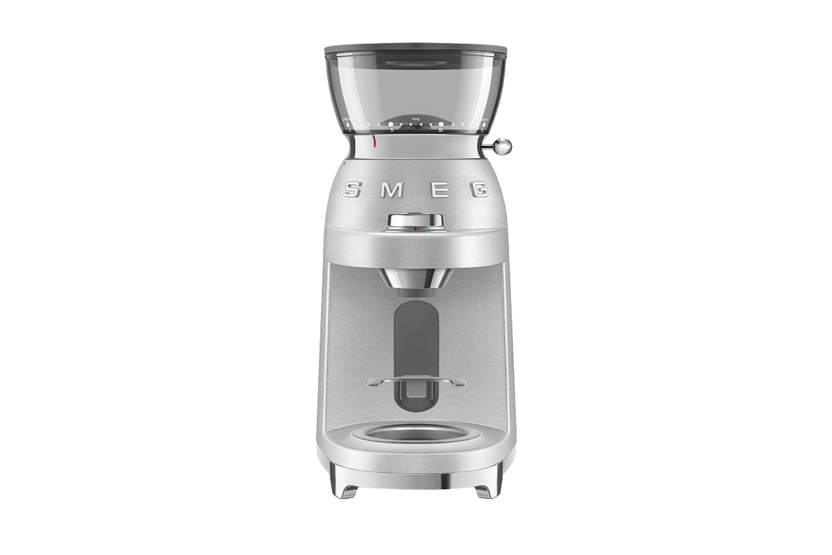 Smeg 50's Style Minipro Coffee Grinder | CGF02SSUK | Aluminium