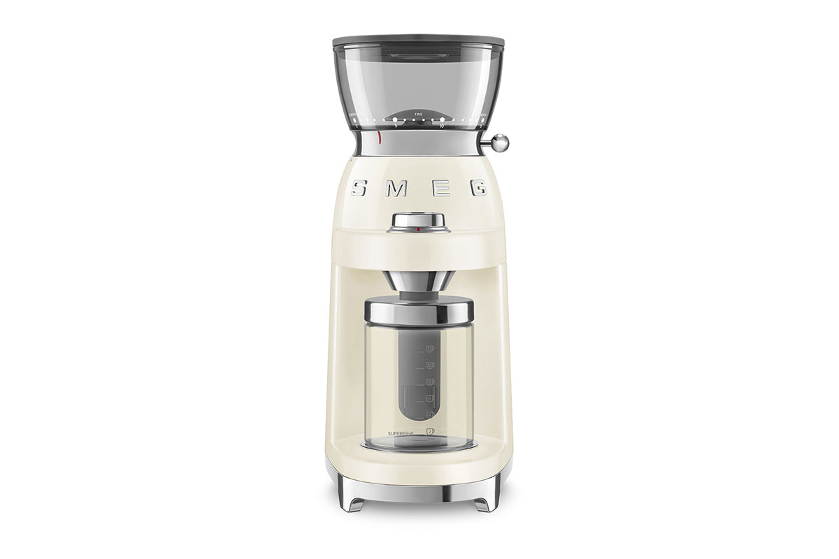 Smeg 50's Style Electric Coffee Grinder | CGF03CRUK | Cream