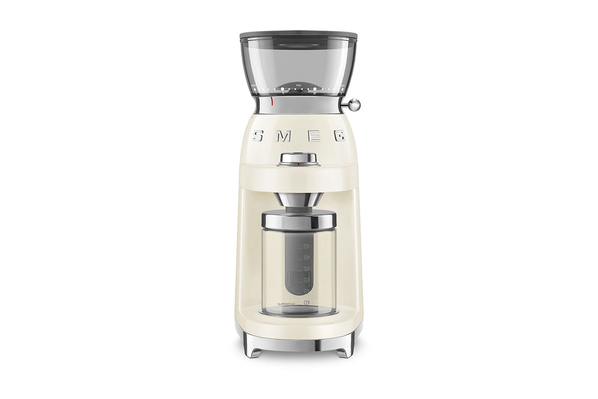 Smeg 50's Style Electric Coffee Grinder | CGF03CRUK | Cream