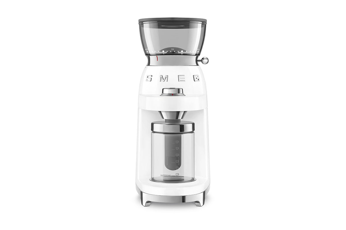 Smeg 50's Style Electric Coffee Grinder | CGF03WHUK | White