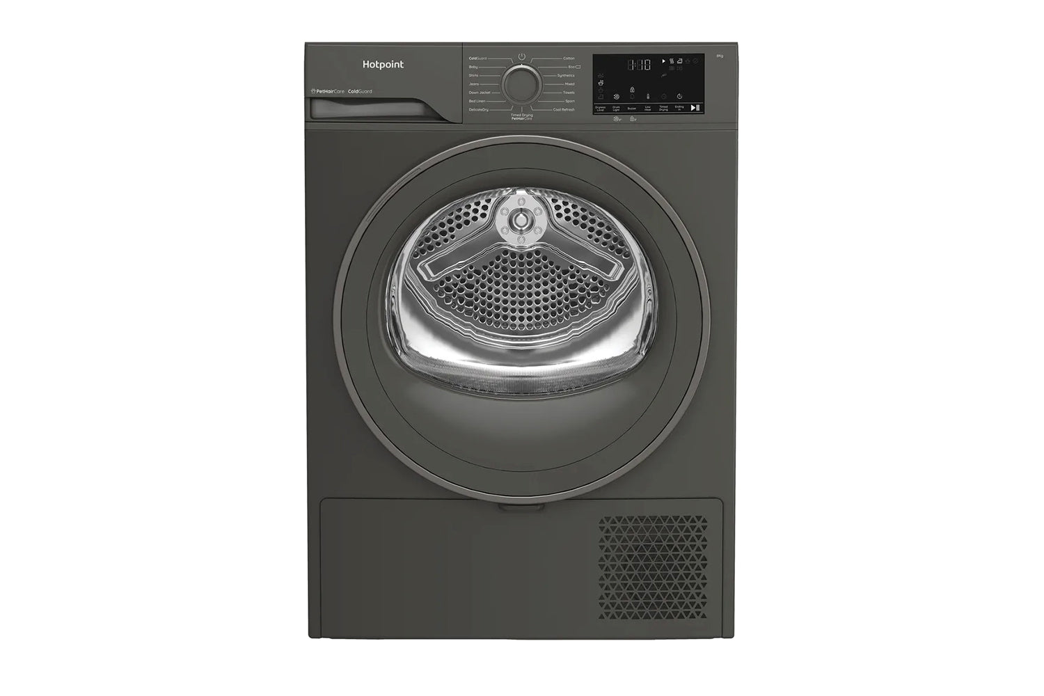 Hotpoint 8kg Freestanding Heat Pump Tumble Dryer | CHSD82MGGUK | Dark Grey