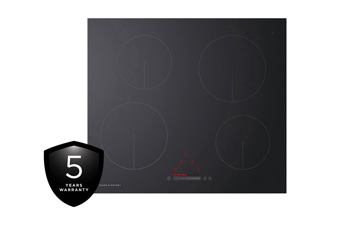 Fisher & Paykel 60cm 4 Zones Electric Hob | CI604CTB1 | Black