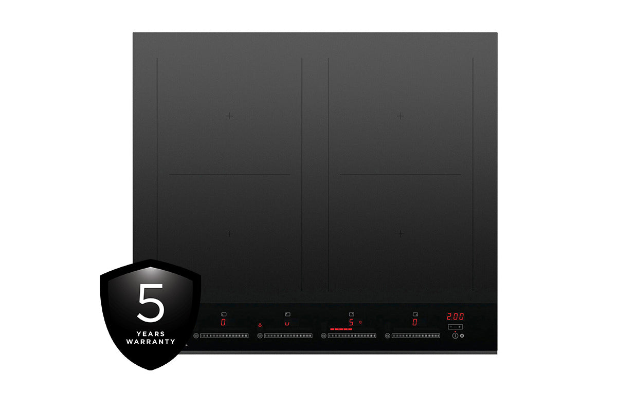Fisher & Paykel Series 7 60cm 4 Zones Electric Induction Hob | CI604DTB4 | Black Glass