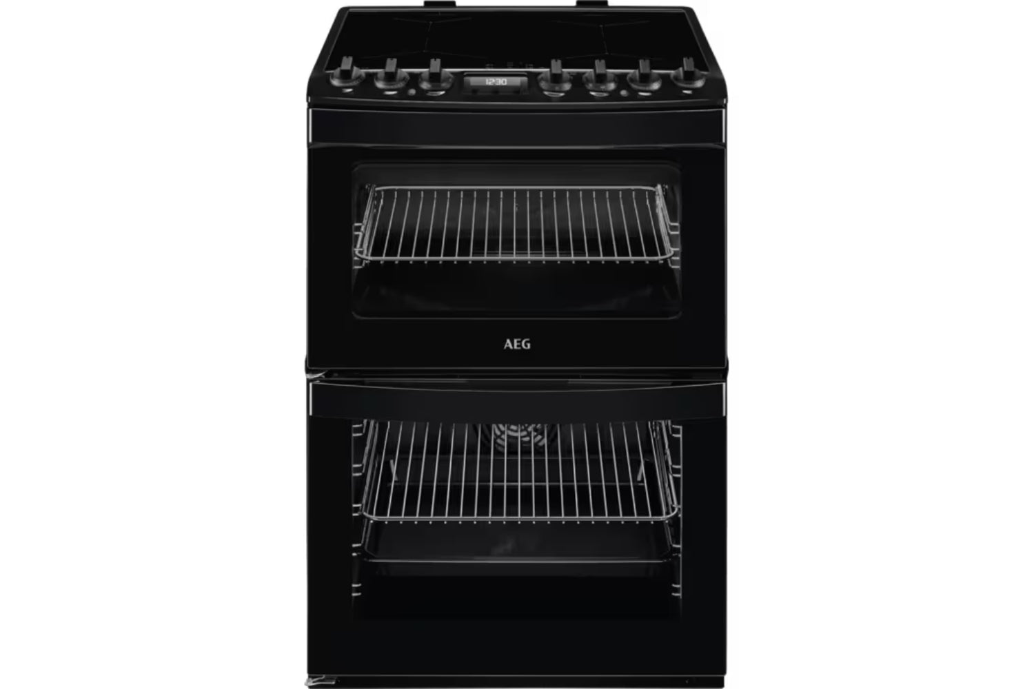 AEG 6000 Series SteamBake Cooker with Built-in Induction Hob | CIB6743ACB | Black