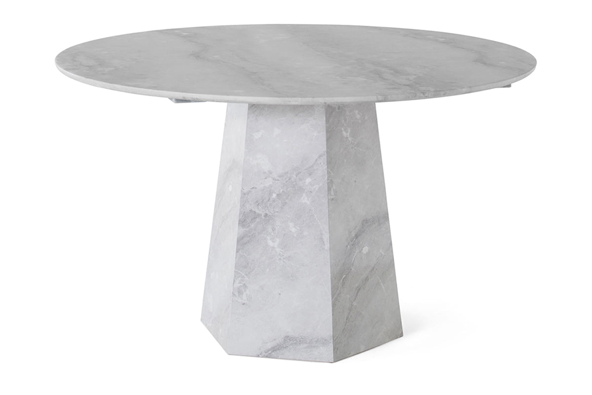 Naples Round Dining Table | 130 cm | Grey