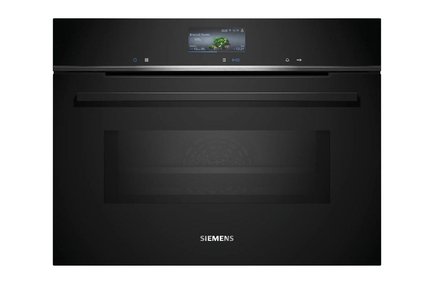 Siemens IQ700 Built-in Compact Oven with Microwave | CM776G1B1B | Black