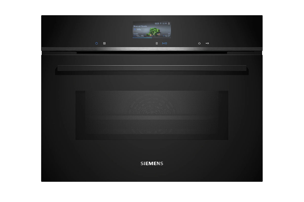 Siemens iQ700 Built-in Compact Oven | CM776G1B1B | Black