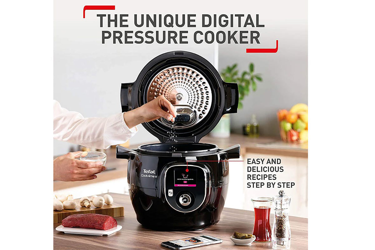 Cook4me　6L Tefal Cook4me+ 6L Digital Multi Pressure Cooker | CY851840 | Black