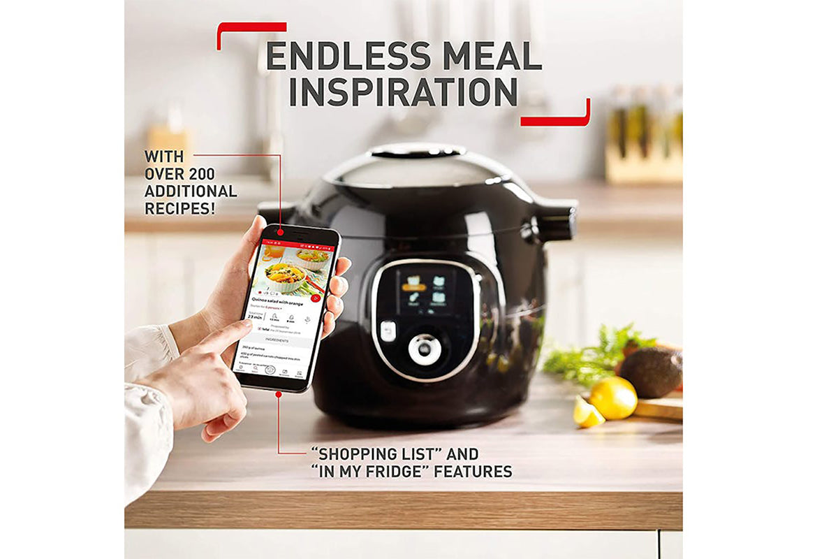 Tefal Cook4me+ 6L Digital Multi Pressure Cooker | CY851840 | Black
