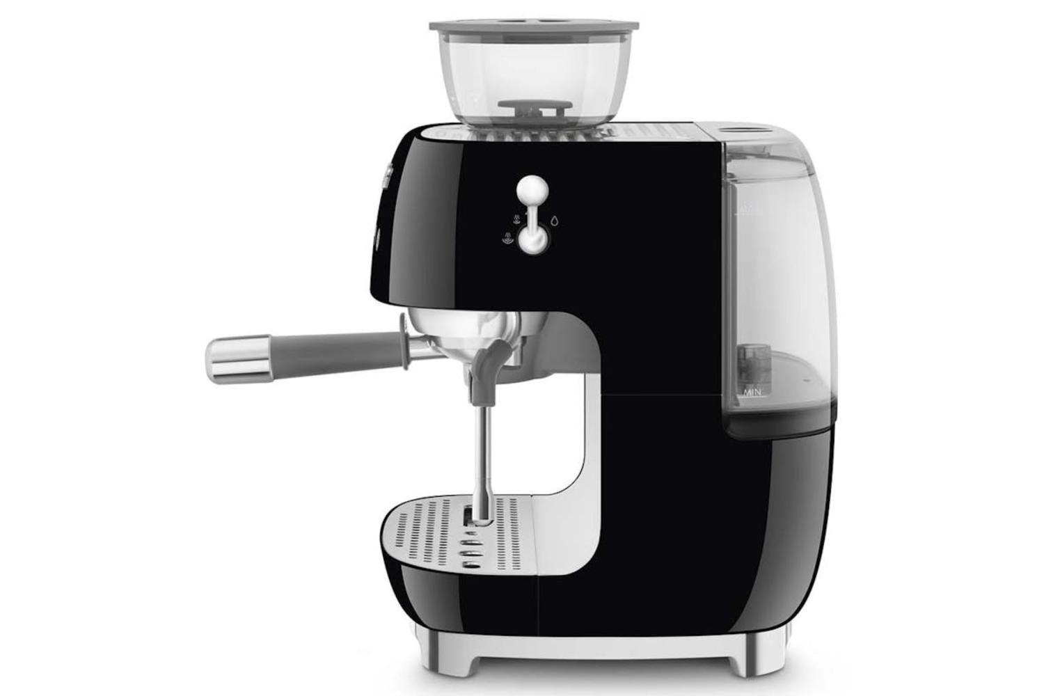 Smeg 50's Style Bean to Cup Espresso Coffee Machine | EGF03BLUK | Black