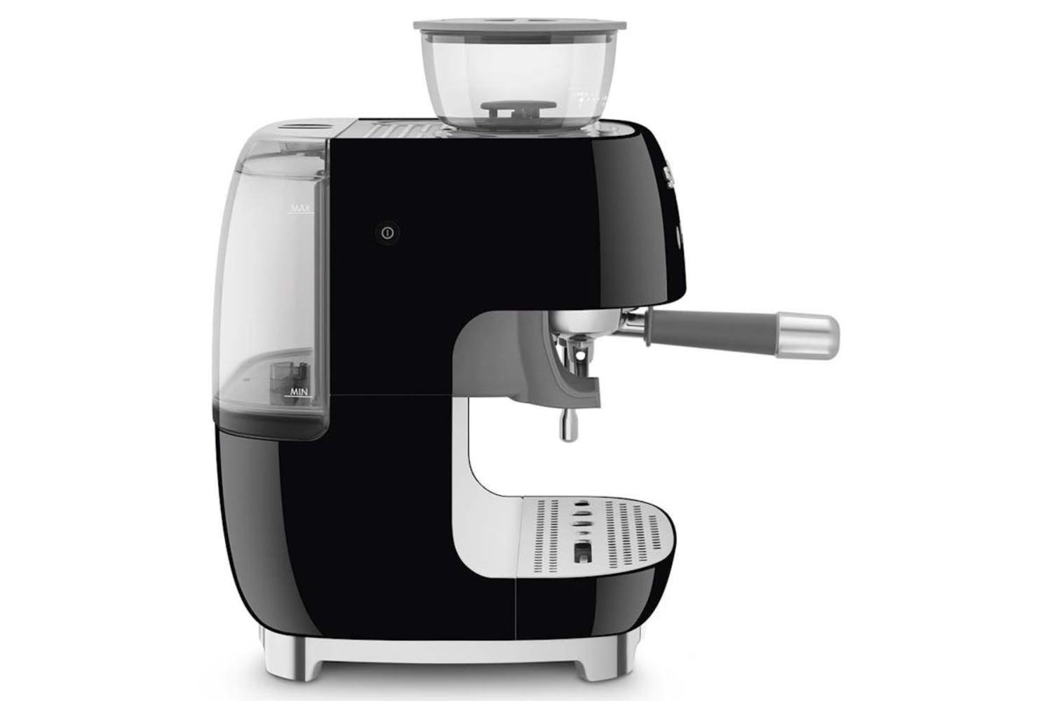 Smeg 50's Style Bean to Cup Espresso Coffee Machine | EGF03BLUK | Black