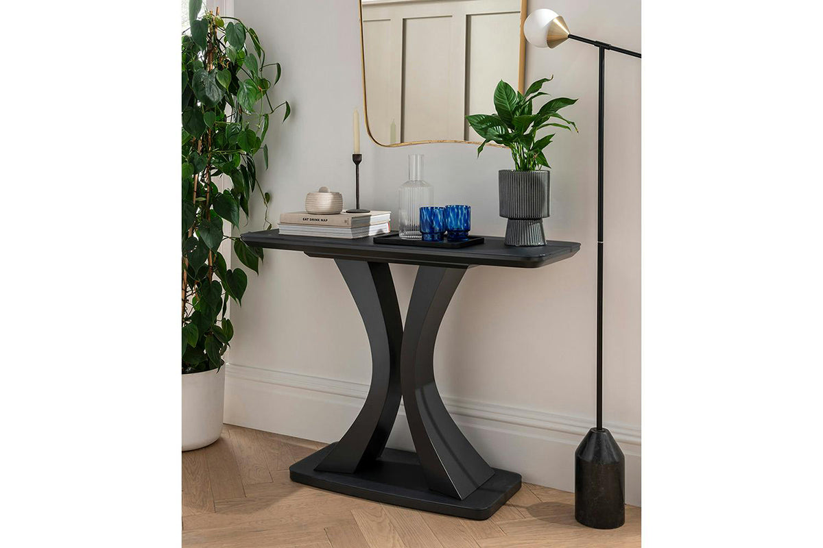 Diva Console Table | 110 cm | Rectangular | Charcoal