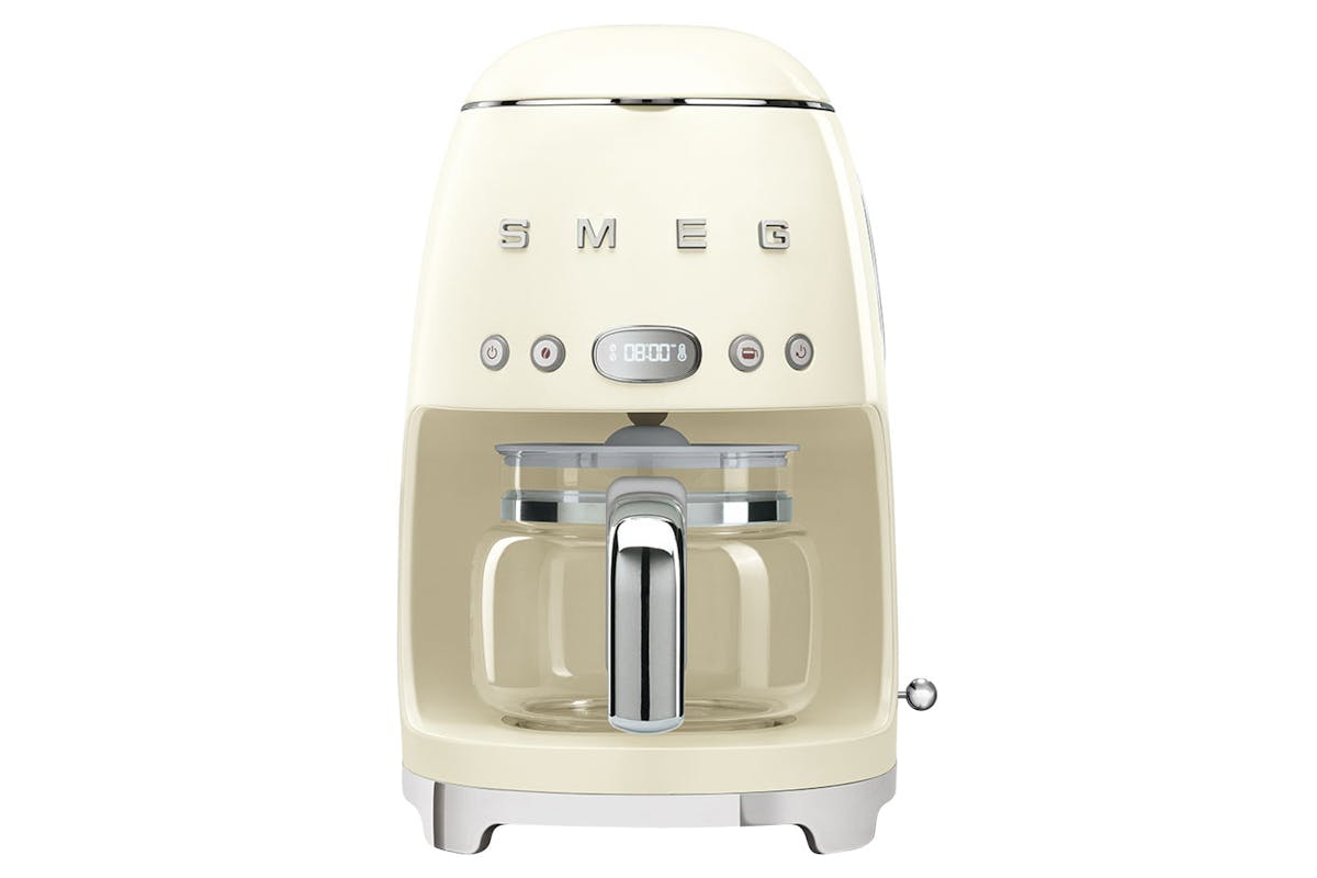 Smeg 50's Retro Style Drip Filter Coffee Machine | DCF02CRUK | Cream