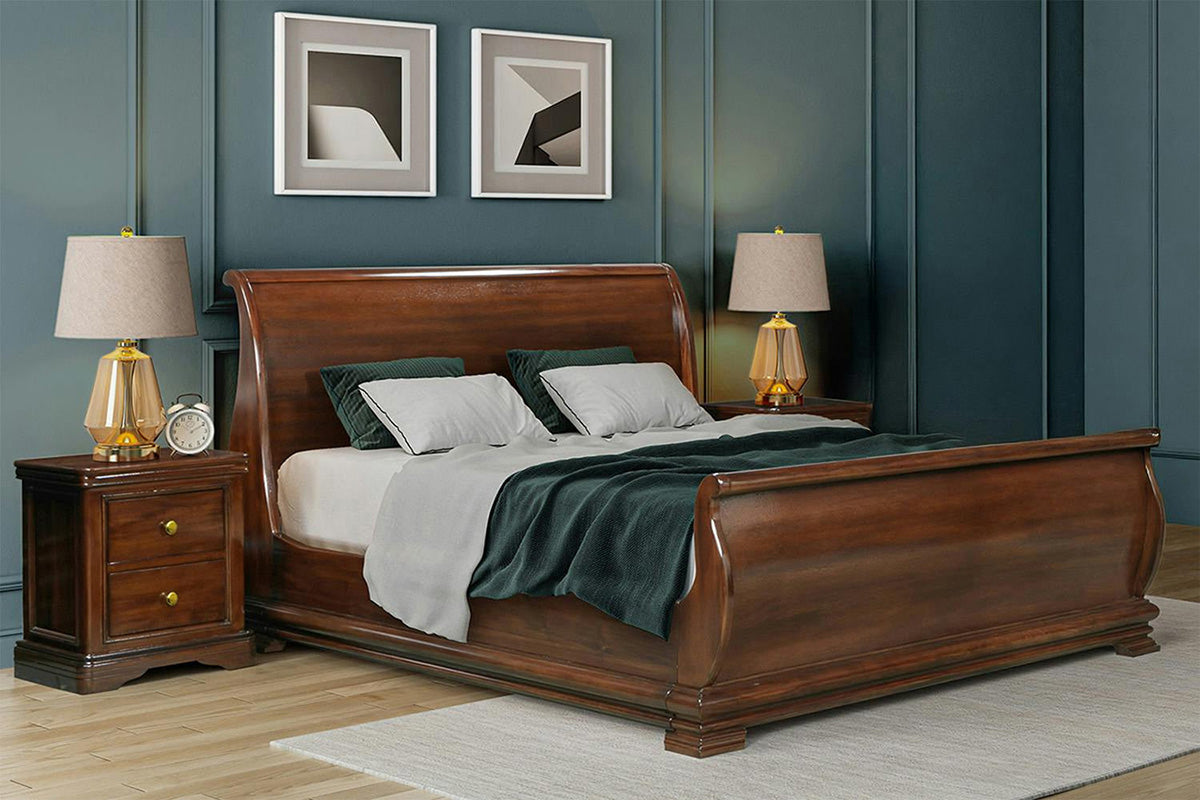 Deauville Bed Frame | King | 5ft | Mahogany