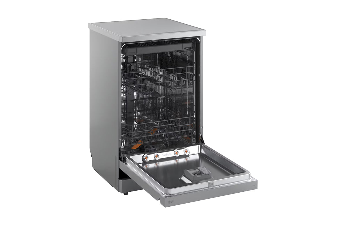 LG Series 5 TrueSteam™ QuadWash™ Freestanding Dishwasher | 14 Place | DF273FVS-16