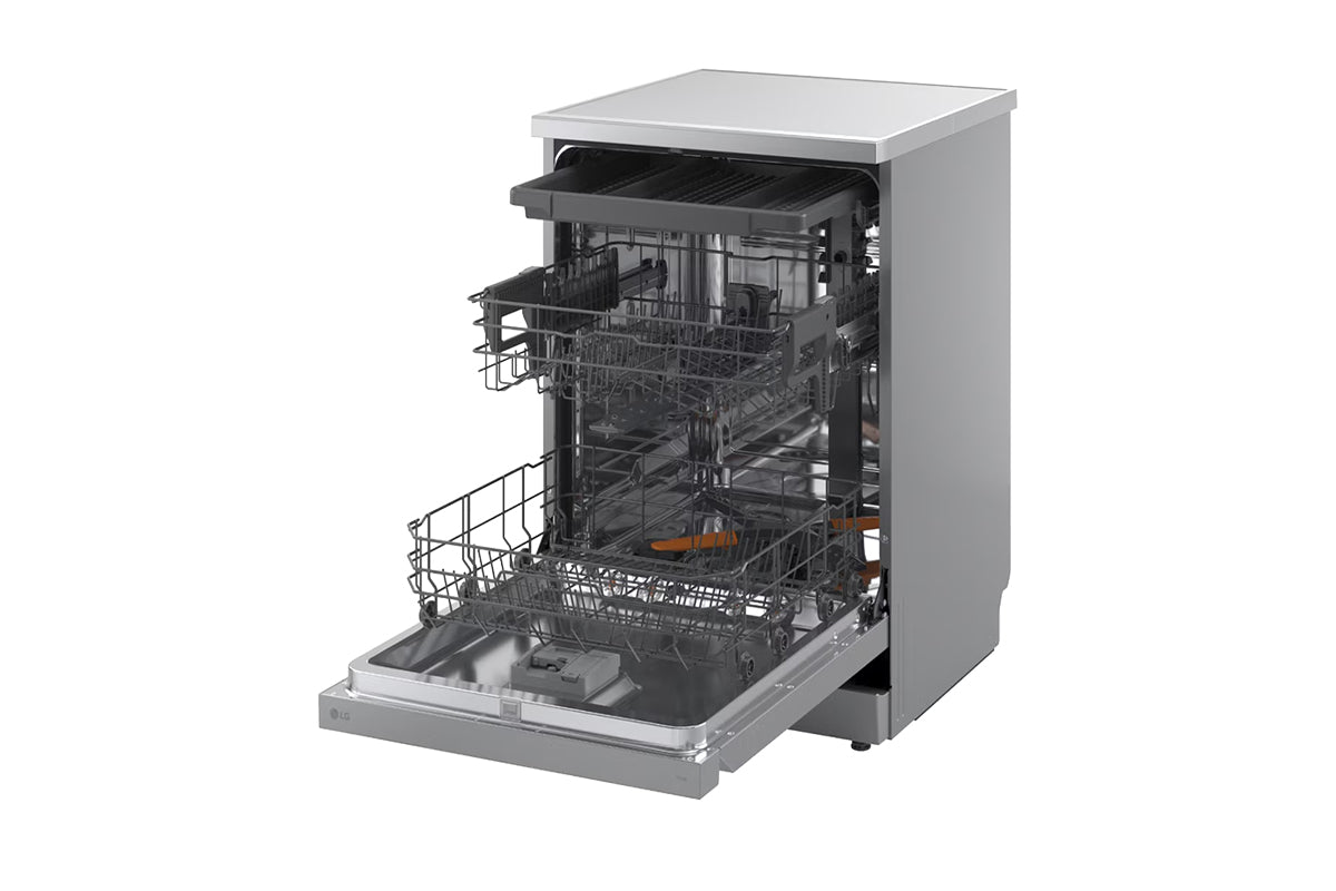 LG Series 5 TrueSteam™ QuadWash™ Freestanding Dishwasher | 14 Place | DF273FVS-13